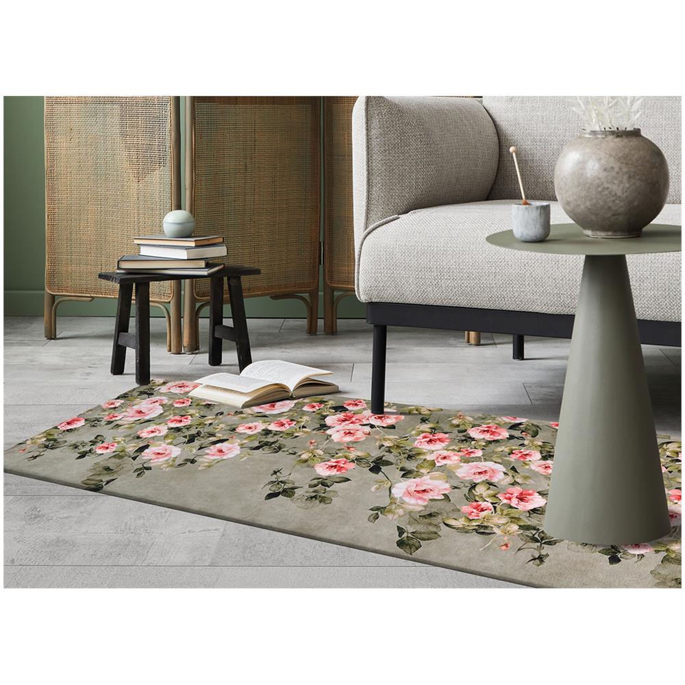 Tappeto Cucina Antiscivolo Stampa Digitale Emozioni Fantasia Cascata Floreale By Suardi 58x190 Cascata Floreale - Foto 5