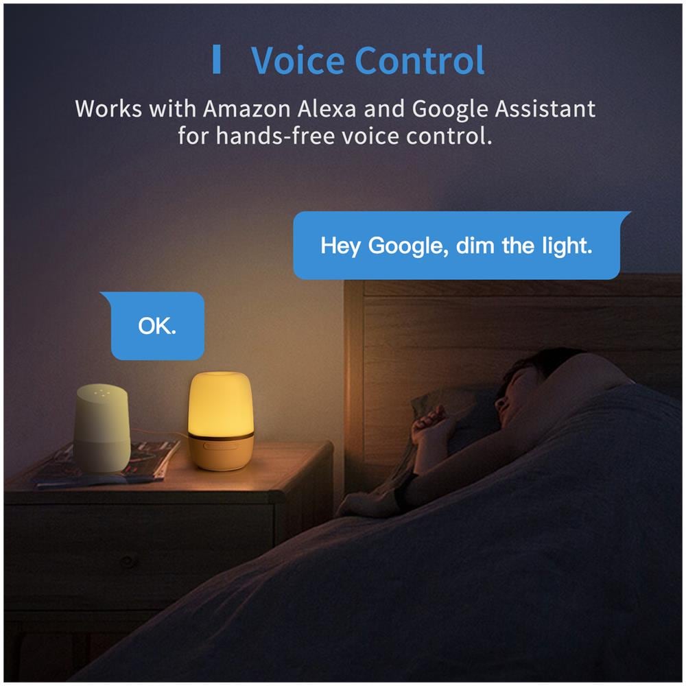 Lampada da comodino a Led Mini Wi-Fi RGBWW dimm Apple HomeKit - Foto 2