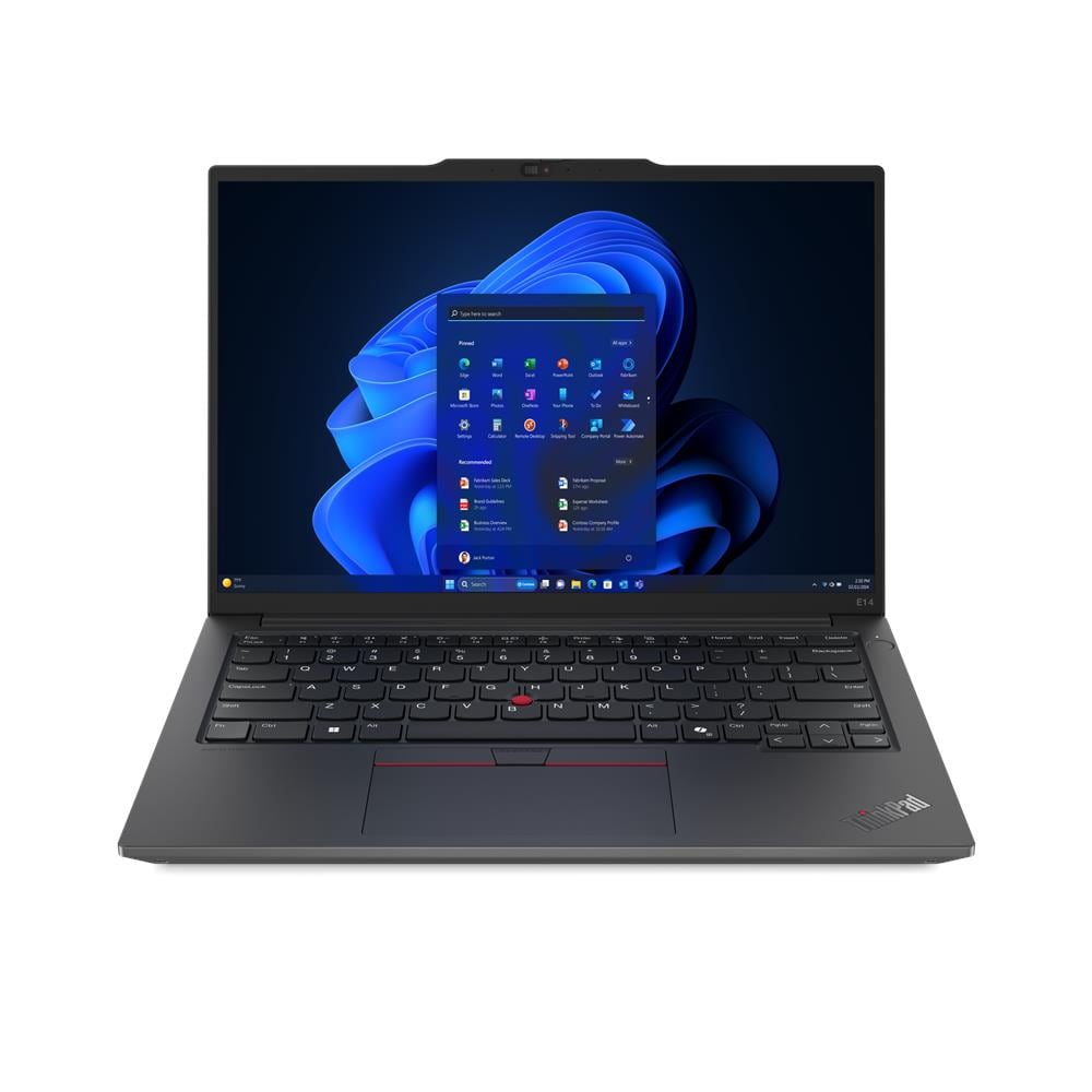 ThinkPad E14 Gen 6 (AMD) AMD Ryzen™ 5 7535HS Computer portatile 35,6 cm (14") WUXGA 16 GB DDR5-SDRAM 512 GB SSD Wi-Fi 6E (802.11ax) Windows 11 Pro Nero - Foto 1