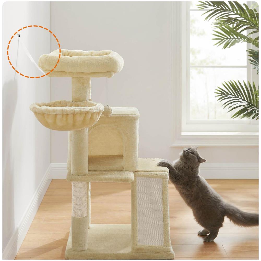 Tiragraffi per gatti - Design stabile per due gatti PCT51MV1 - Foto 8