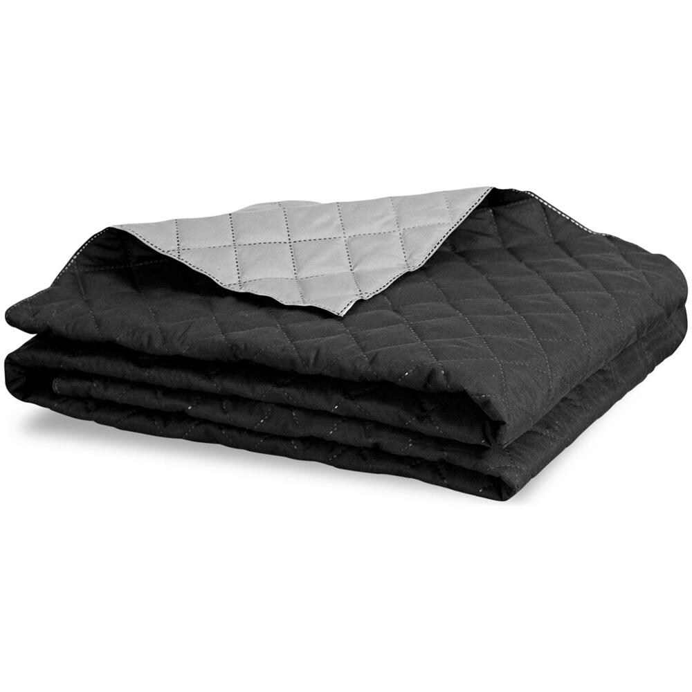 Copriletto 160x200 cm Ultrasonic Grigio e Nero, Copertura Resistente - Foto 2