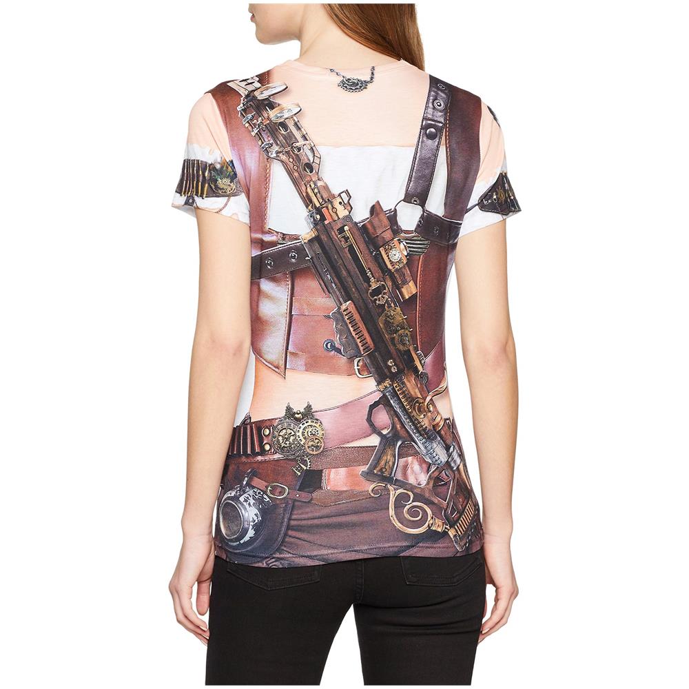 Costume Steampunk Lady Ml (T-shirt) - Foto 2