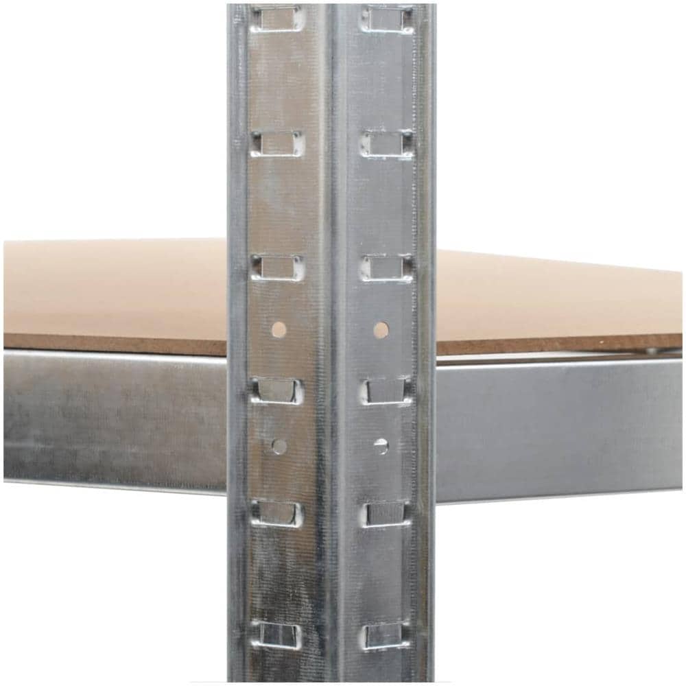 Questo scaffale resistente è la scelta ideale sia per lo stoccaggio residenziale che per quello commerciale, e offre un ampio spazio dove tenere tutto in ordine. Materiale robusto: Lo scaffale portaoggetti è costituito da un telaio in acciaio e tavole in legno multistrato. I telai in acciaio garantiscono robustezza e stabilità, mentre il legno ingegnerizzato offre forza, stabilità, e resistenza all'umidità. Forte capacità di carico: Grazie al grande spessore del materiale, all - Foto 2