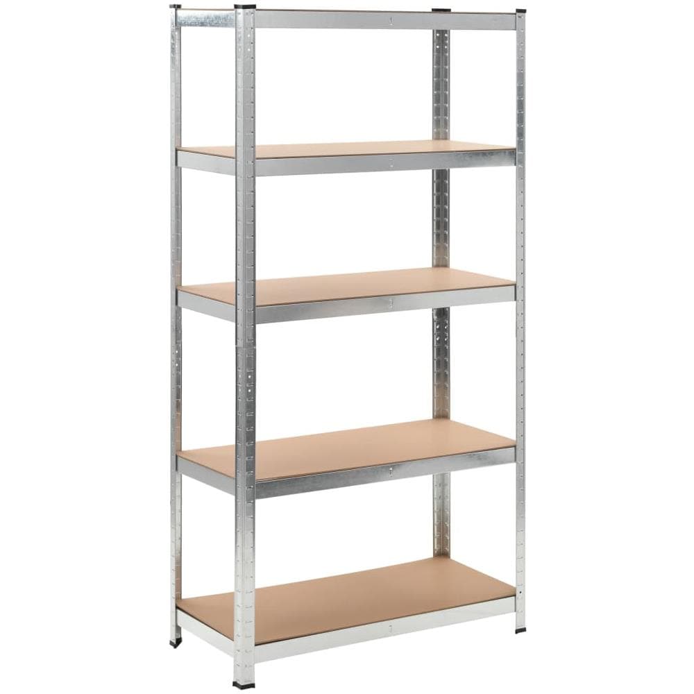 Questo scaffale resistente è la scelta ideale sia per lo stoccaggio residenziale che per quello commerciale, e offre un ampio spazio dove tenere tutto in ordine. Materiale robusto: Lo scaffale portaoggetti è costituito da un telaio in acciaio e tavole in legno multistrato. I telai in acciaio garantiscono robustezza e stabilità, mentre il legno ingegnerizzato offre forza, stabilità, e resistenza all'umidità. Forte capacità di carico: Grazie al grande spessore del materiale, all - Foto 1