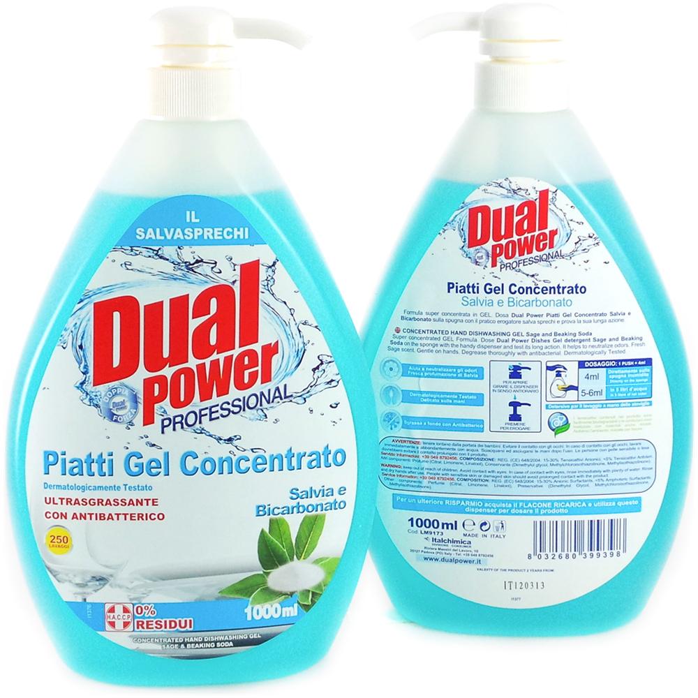 Gel Piatti Concentrato 1l Bicarbonato&salvia - Foto 1