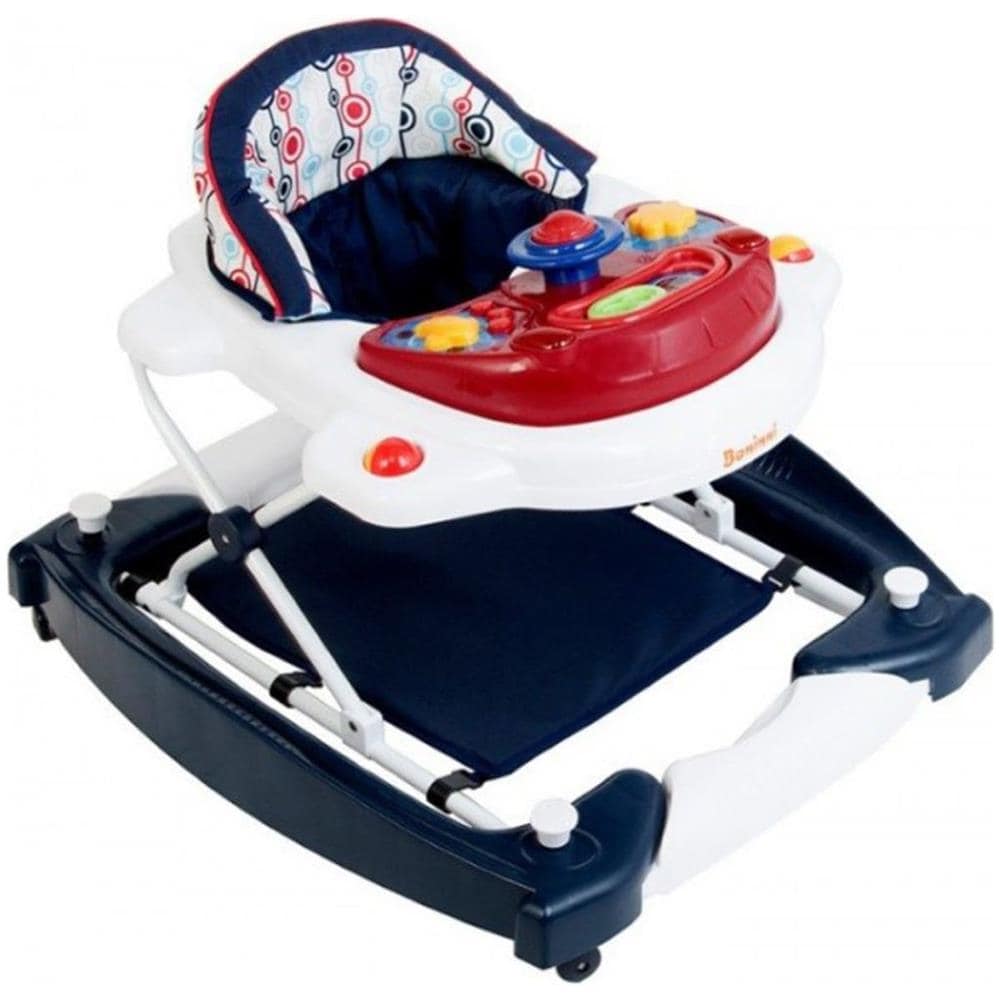 Girello 2 In 1 Classic Rosso E Blu Scuro Bnbw002-rrd - Foto 1