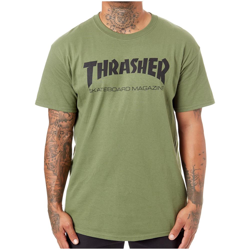 T-shirt Skate Mag Army Verde (xl, Verde) - Foto 2