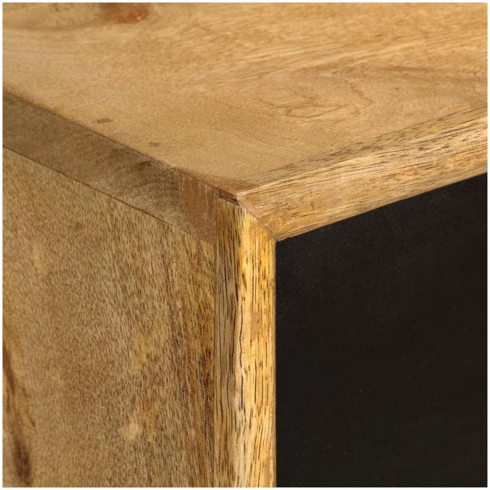 Scrivania Con Cassetti 130x50x80 Cm Legno Massello Di Mango - Foto 2