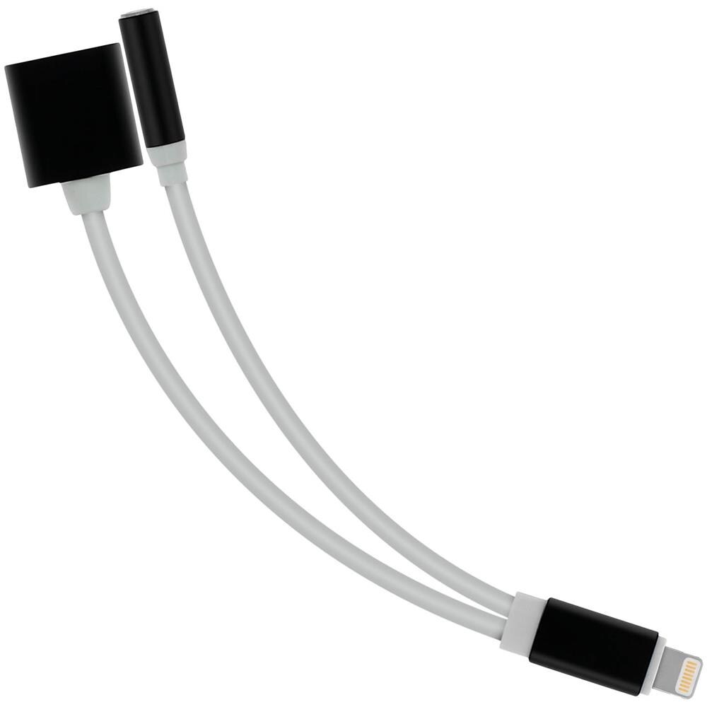 Adattatore Audio E Ricarica Apple Lightning Verso Lightning E Jack Da 3,5 Mm - Foto 1