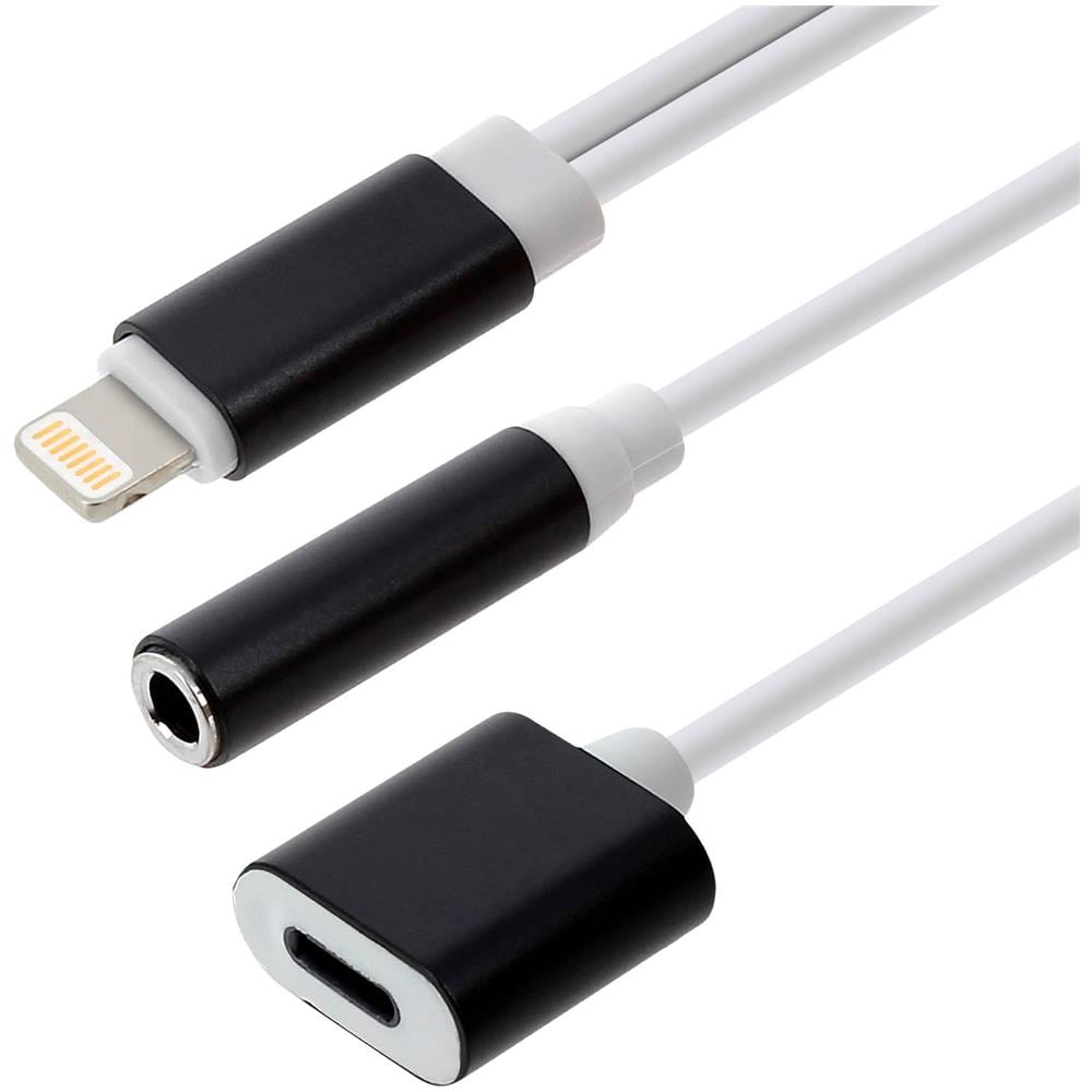 Adattatore Audio E Ricarica Apple Lightning Verso Lightning E Jack Da 3,5 Mm - Foto 2