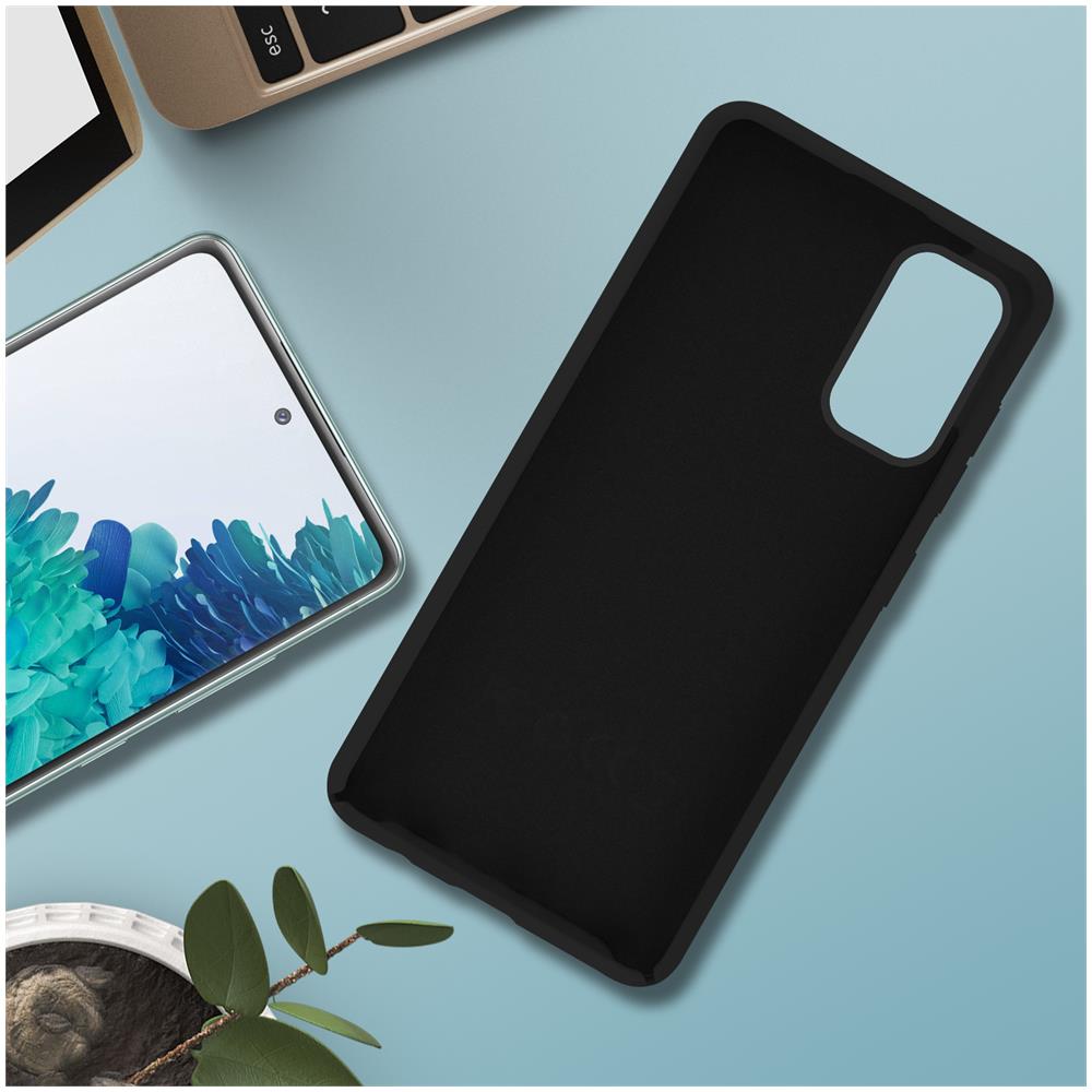 Cover Silicone Samsung Galaxy S20 Fe Semi-rigida Opaca Soft Touch Nero - Foto 2