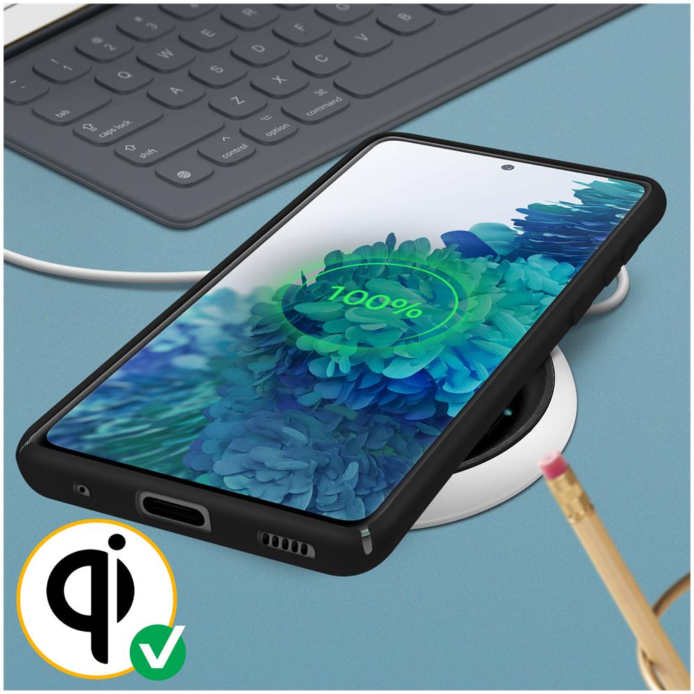 Cover Silicone Samsung Galaxy S20 Fe Semi-rigida Opaca Soft Touch Nero - Foto 5