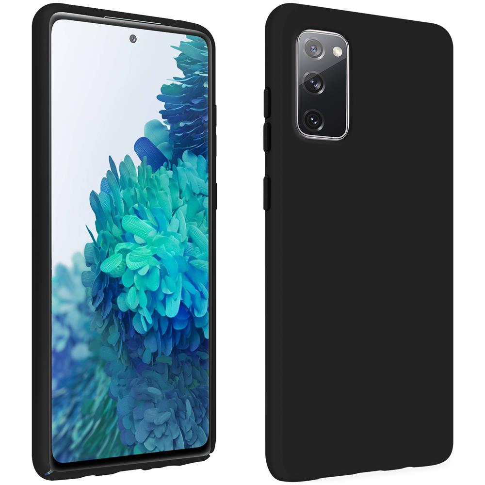Cover Silicone Samsung Galaxy S20 Fe Semi-rigida Opaca Soft Touch Nero - Foto 1