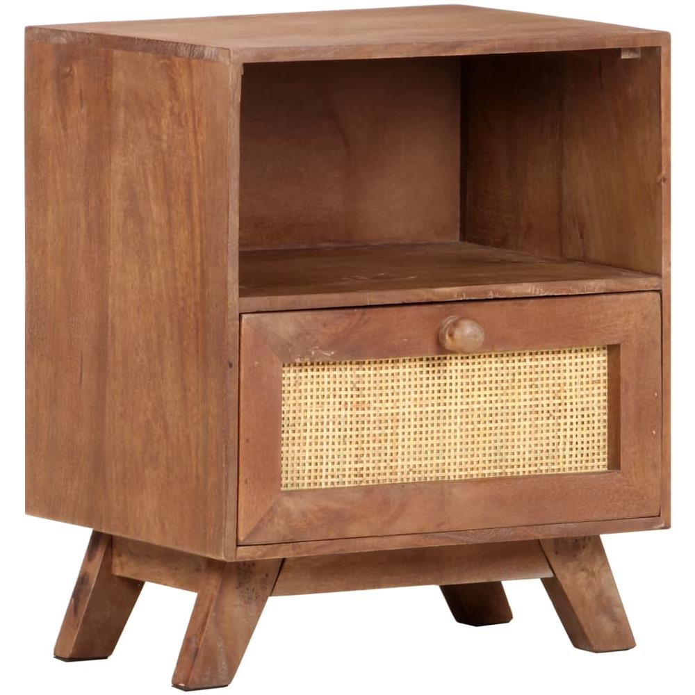 Comodino 40x30x50 Cm In Legno Massello Di Mango - Foto 11