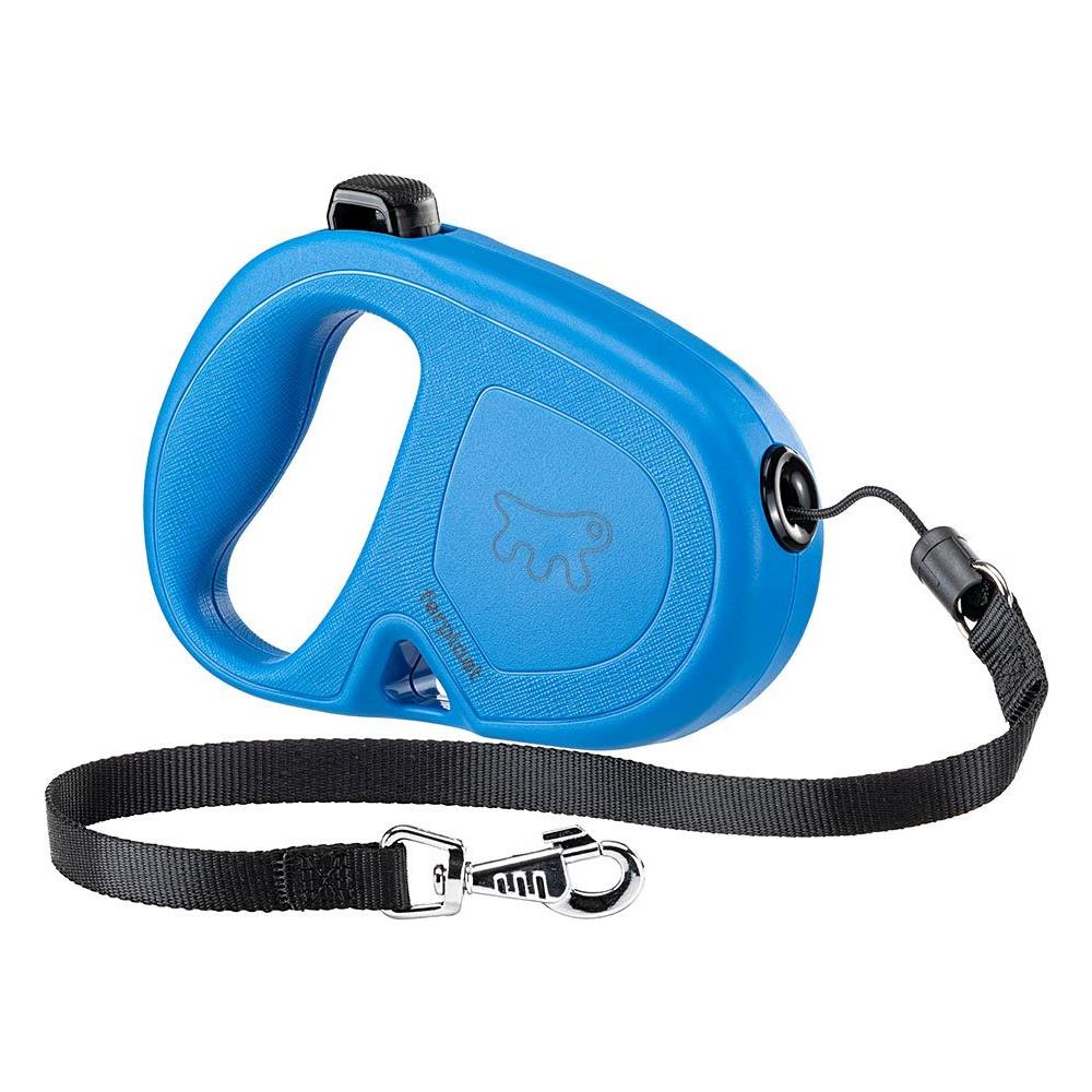 Guinzaglio Allungabile Per Cani Medio Grandi Flippy One Cord M, Cordino Retraibile 5 M, Max 20 Kg, Blu - Foto 1