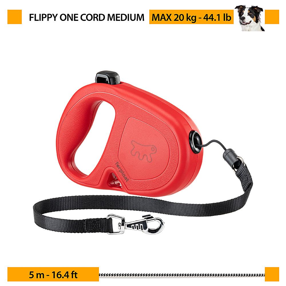 Guinzaglio Allungabile Per Cani Medio Grandi Flippy One Cord M, Cordino Retraibile 5 M, Max 20 Kg, Blu - Foto 6