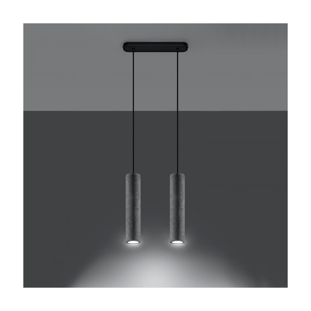 Sospensione Twin Grigio Chiaro Gu10 - Foto 2