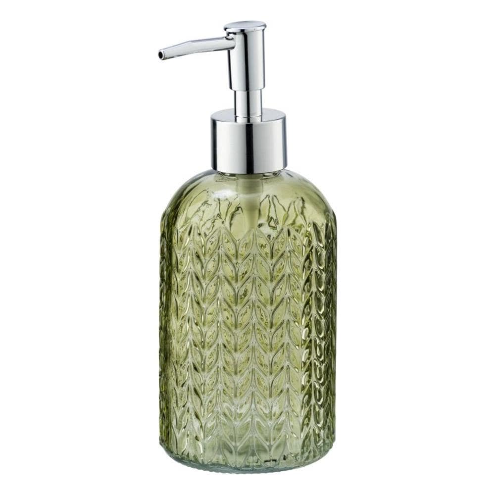 Dispenser Di Sapone Vetro, Verde, - Foto 1