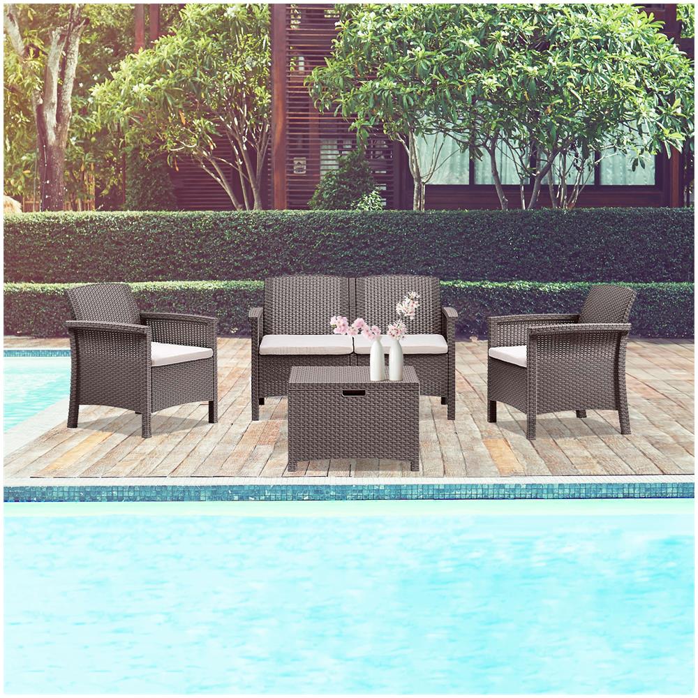 Venezia - Salotto Da Esterno In Resina - Foto 3