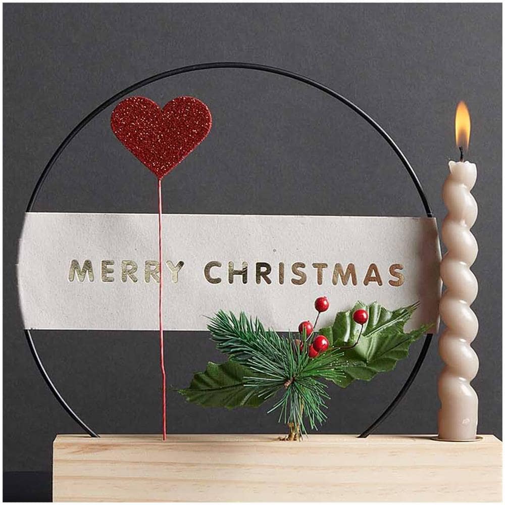 Ramo Di Agrifoglio Con Bacche Rosse 15 Cm - Foto 1