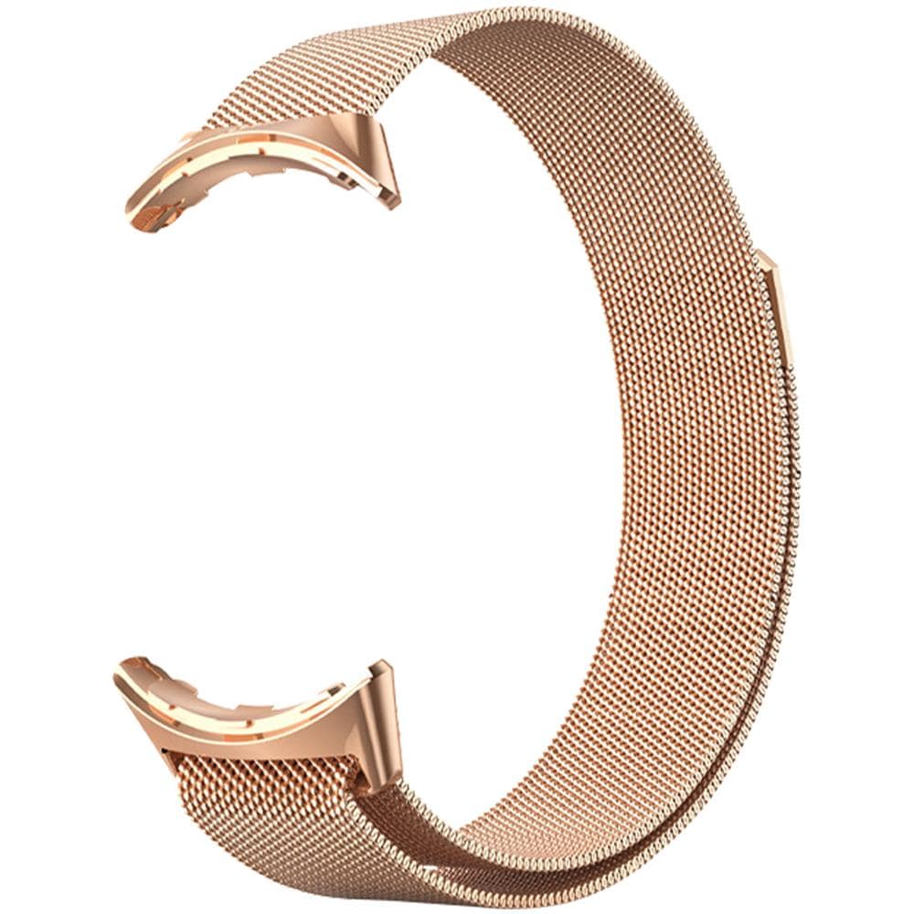 Cinturino Per Google Pixel Watch Milanese Acciaio Inox Magnetico Rosa Champagne - Foto 1