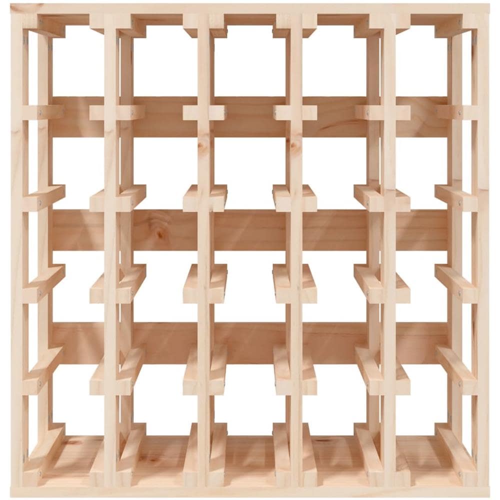 Portavini 58,5x33x60,5 Cm In Legno Massello Di Pino - Foto 2