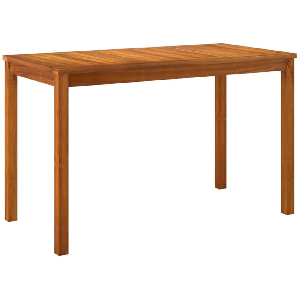 Tavolo Da Giardino 110x55x67 Cm Legno Massello D'acacia - Foto 2