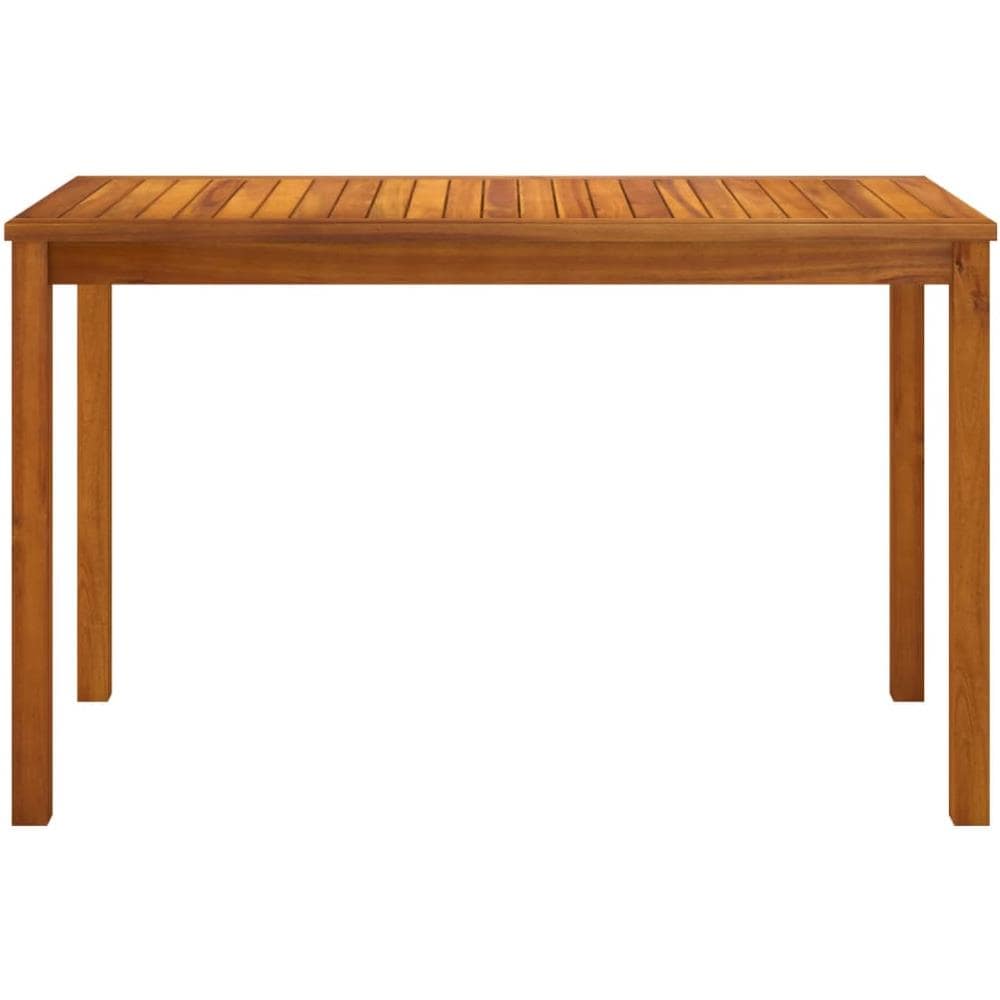 Tavolo Da Giardino 110x55x67 Cm Legno Massello D'acacia - Foto 3