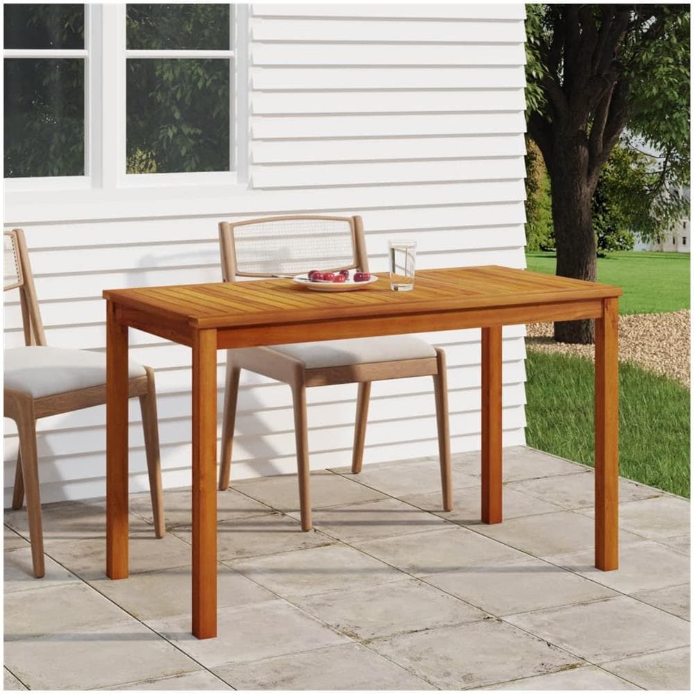 Tavolo Da Giardino 110x55x67 Cm Legno Massello D'acacia - Foto 1