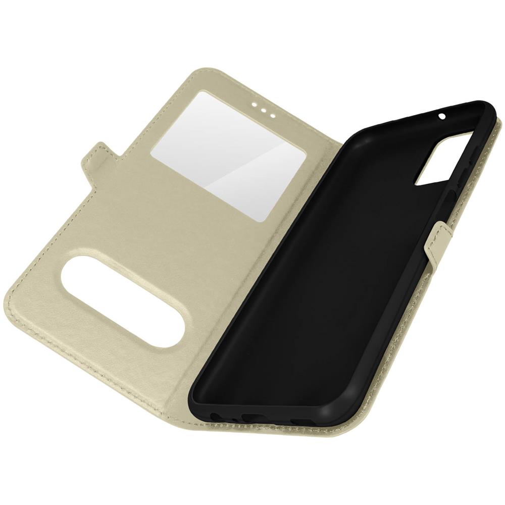 Custodiasamsung Galaxy A13 4g Doppia Finestra Supporto Video Oro - Foto 1