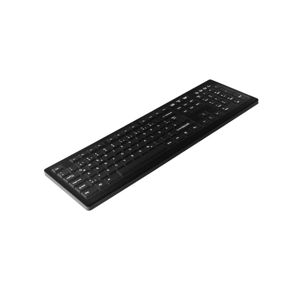 Tastiere Wireless AK-C8100F-FU1-B/GE per Pc (Layout Tedesco) Colore Nero - Foto 2