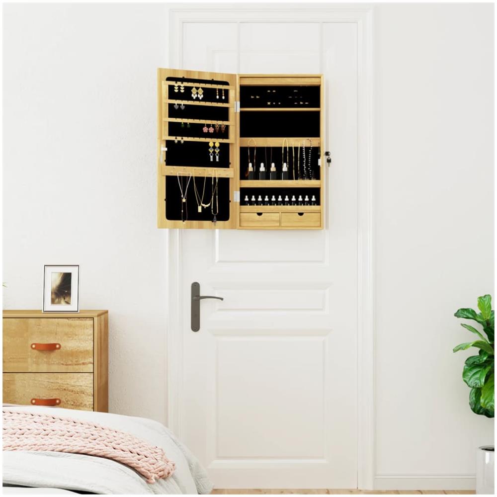 Armadio Portagioie A Specchio Con Luci Led A Parete - Foto 3