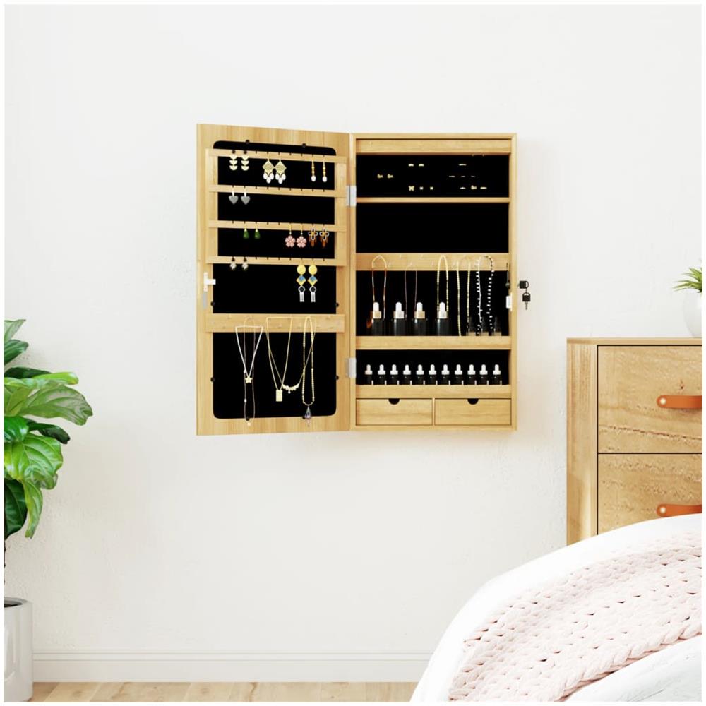 Armadio Portagioie A Specchio Con Luci Led A Parete - Foto 1