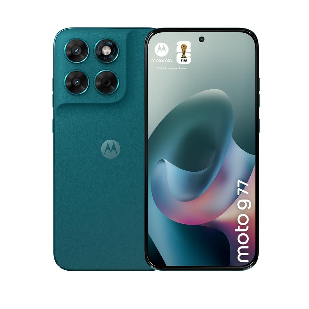 Moto G77 5G 256GB 8GB Ram Dispaly 6.8" pOled Main Camera 108MP Dual nanoSim Ibrida (+eSim) Android 16 Dimensity 6400 5200mAh Pantone Shaded Spruce - Foto 1