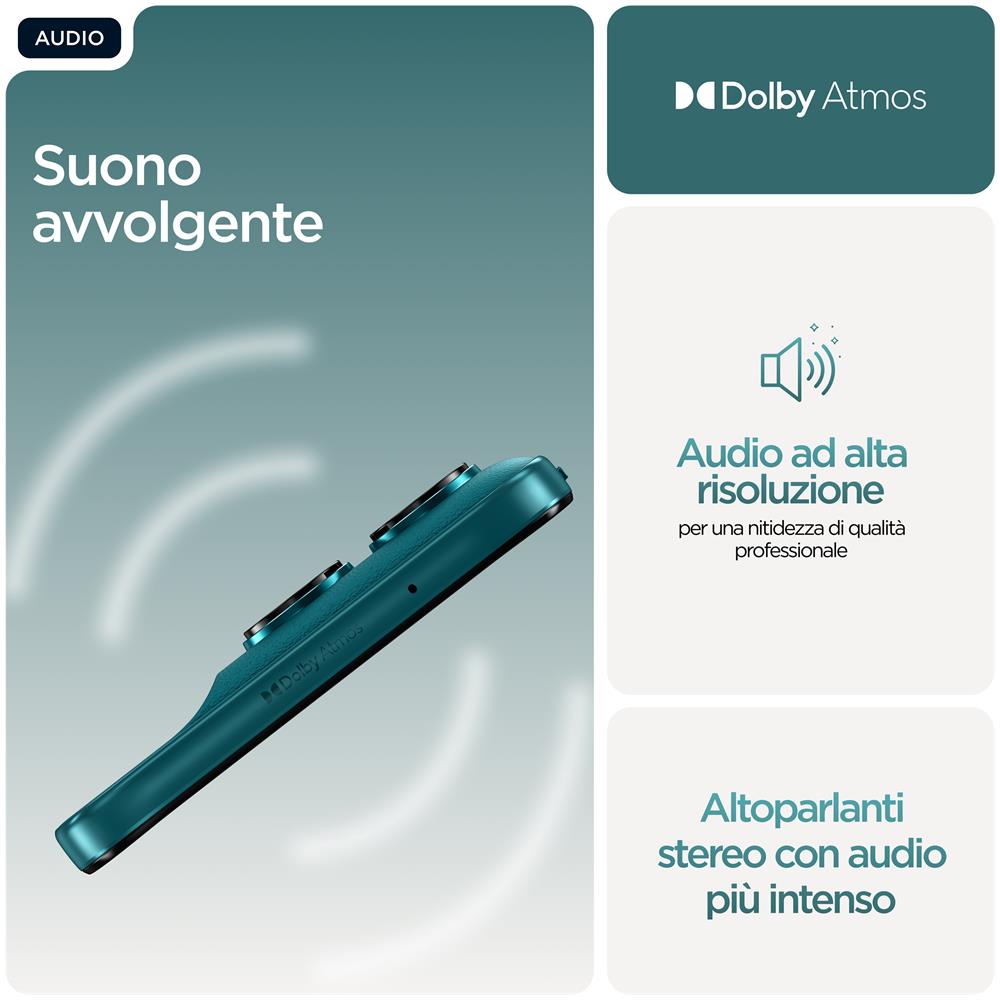 Moto G77 5G 256GB 8GB Ram Dispaly 6.8" pOled Main Camera 108MP Dual nanoSim Ibrida (+eSim) Android 16 Dimensity 6400 5200mAh Pantone Shaded Spruce - Foto 13