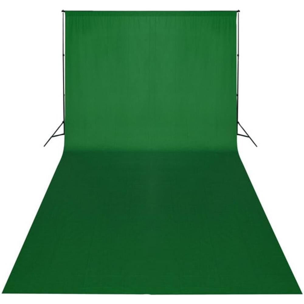 Fondale in Cotone Verde senza Supporto 600x300 cm per Croma Key - Foto 2