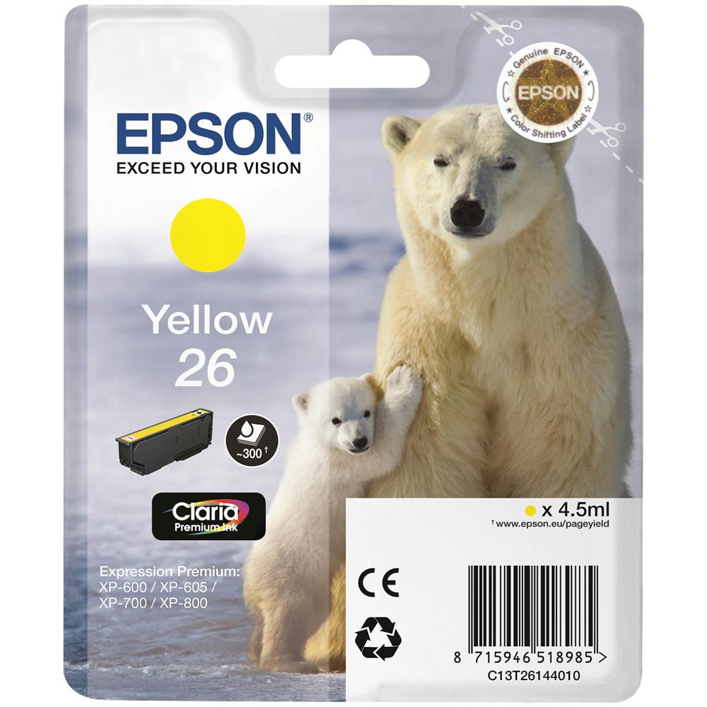Claria Premium Ink Yellow 26 Rf / Am Tags - Foto 1