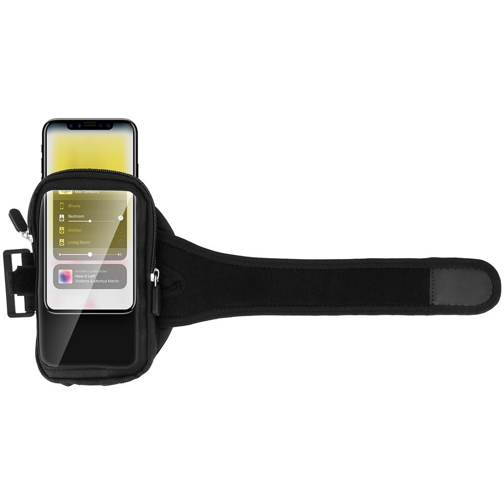 Fascia Da Braccio Sport Neoprene Nero Multitasche Smartphone Taglia 3xl - Foto 2