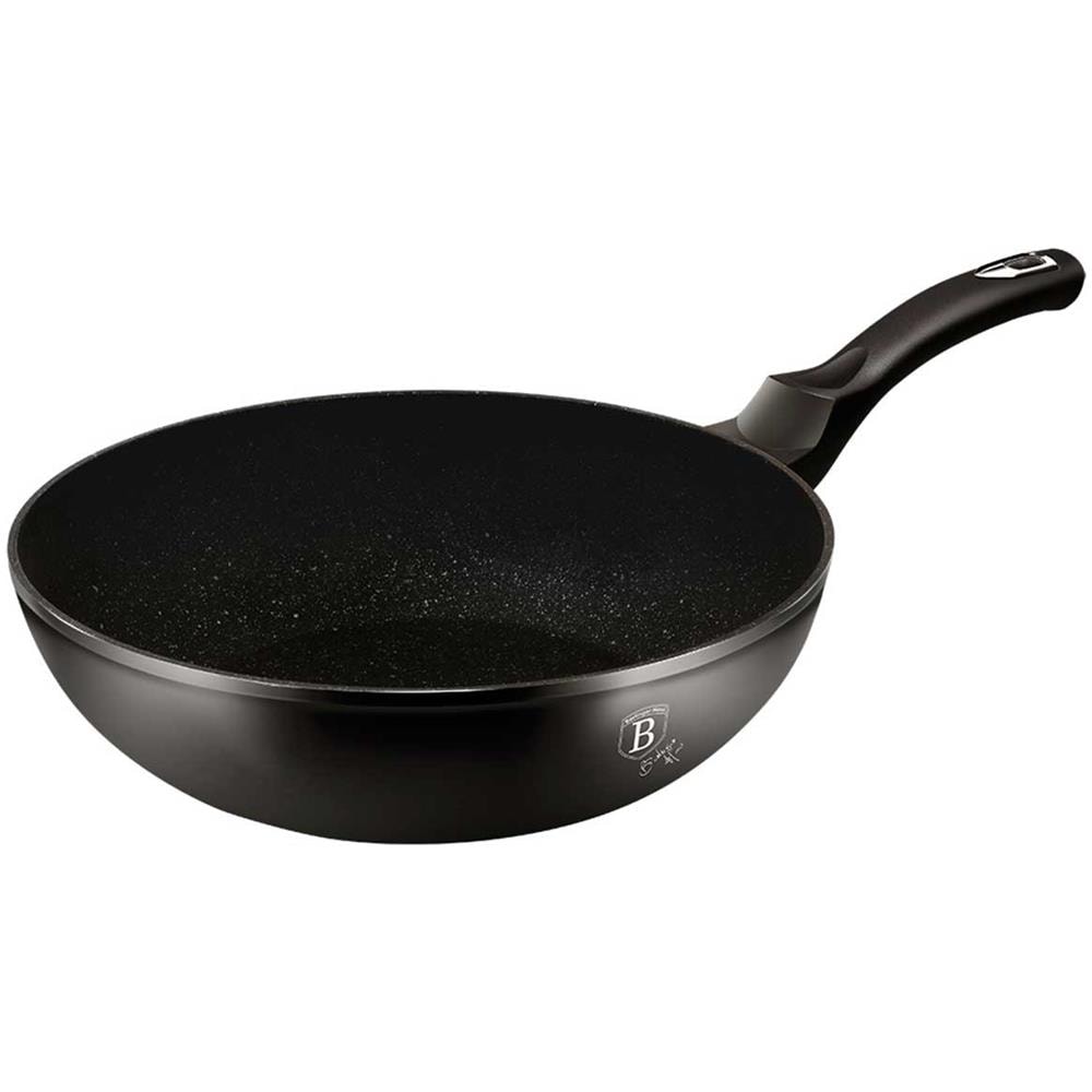 Granite Wok 28cm Berlingerhaus Nero Argento Bh-1848 - Foto 1