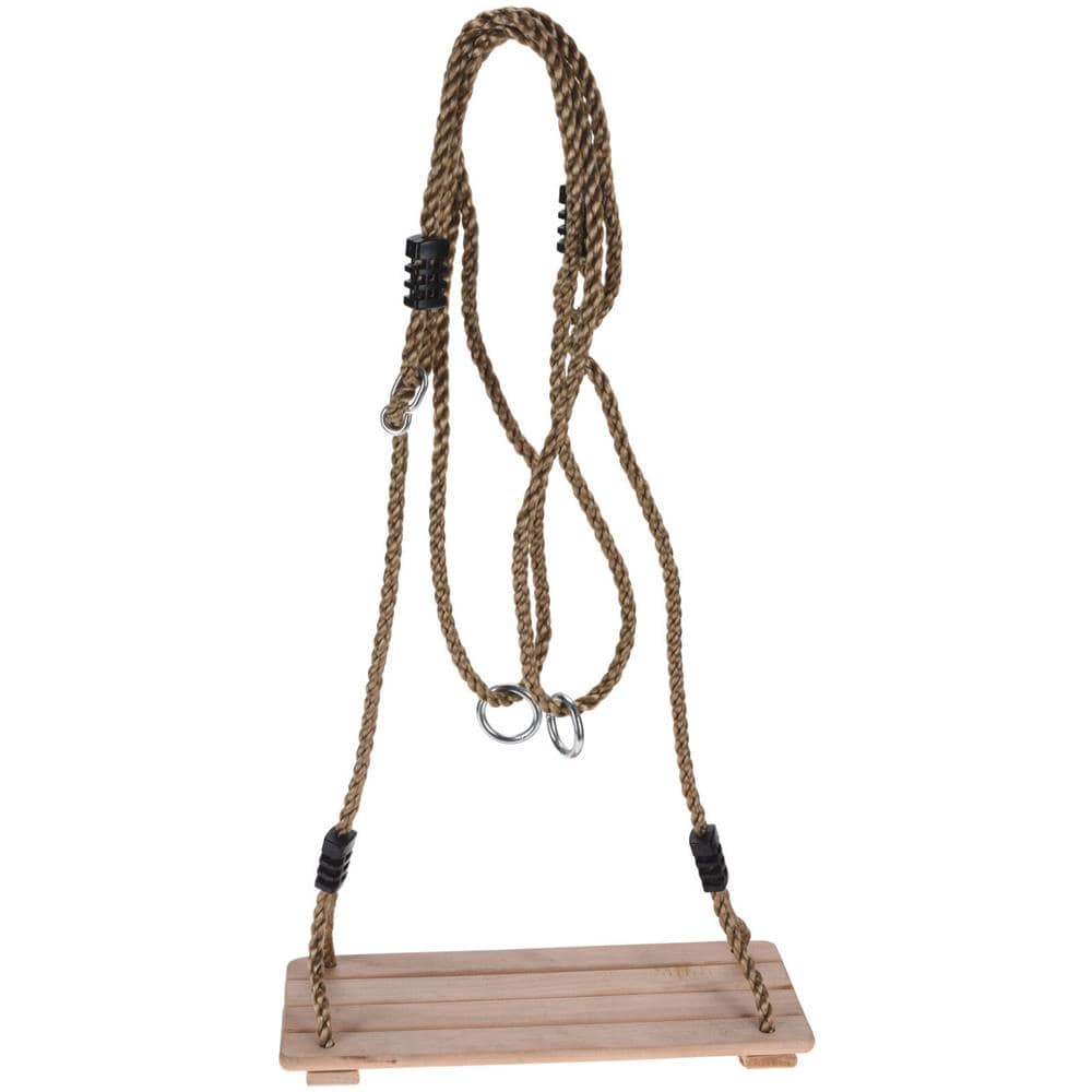 Altalena Per Bambini Wood Con Seduta In Legno 40 X 16 Cm - Foto 1