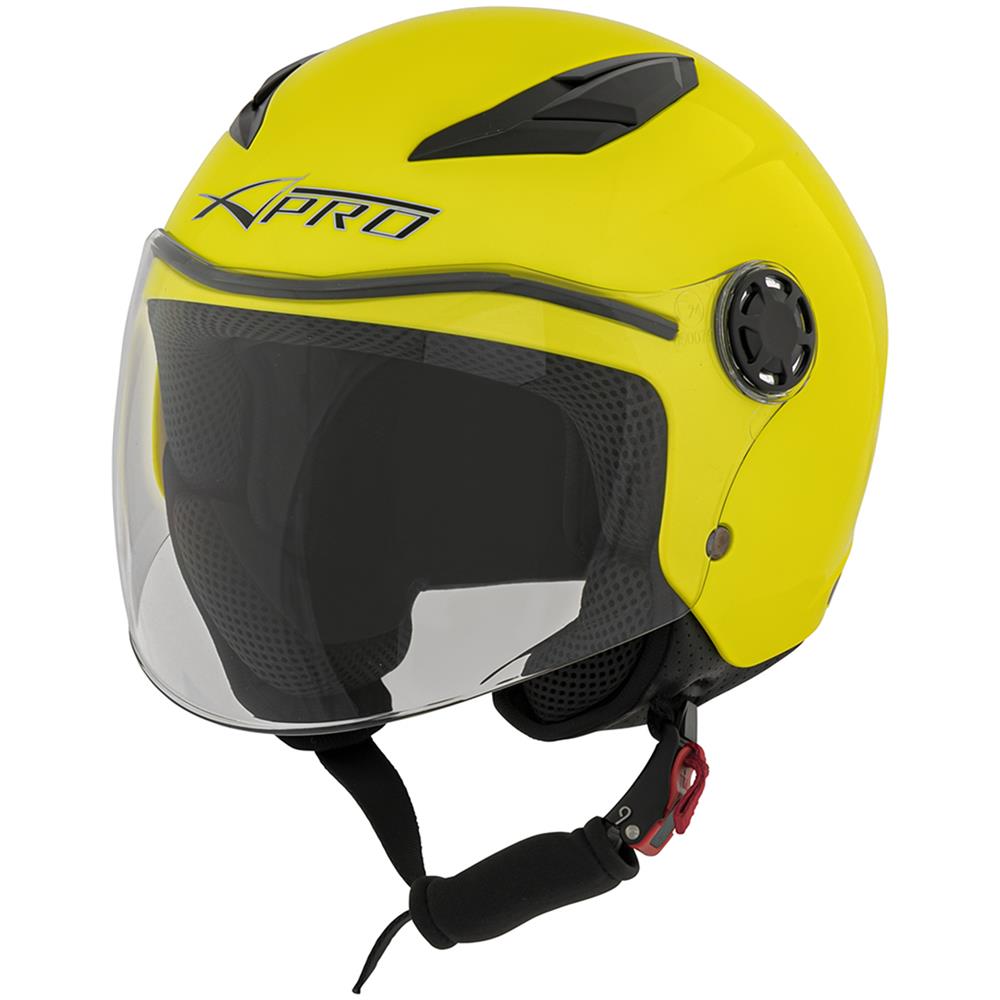 Casco Scooter Moto Bambino Ragazzo Protettivo Certificato Ece 22-05 Fluo Xl - Foto 2