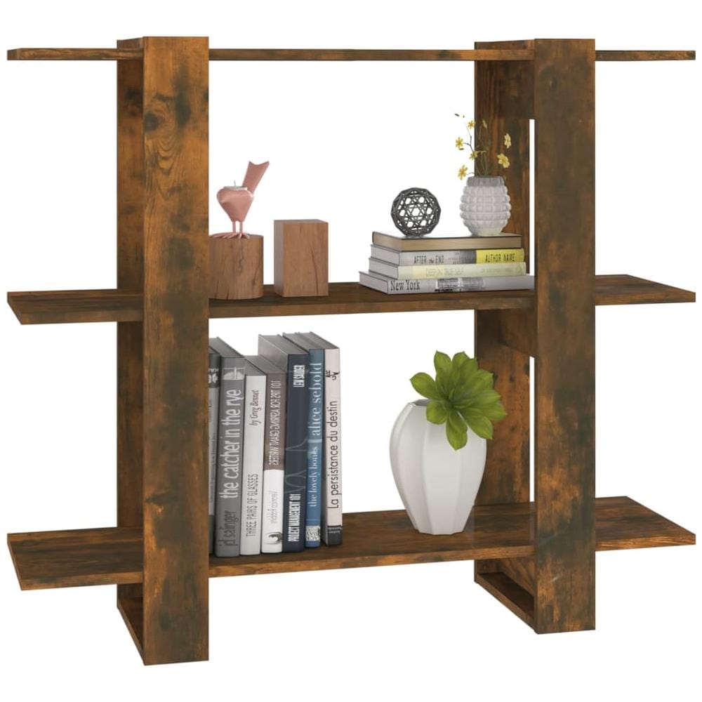 Libreria / divisorio Rovere Fumo 100x30x87 Cm - Foto 3