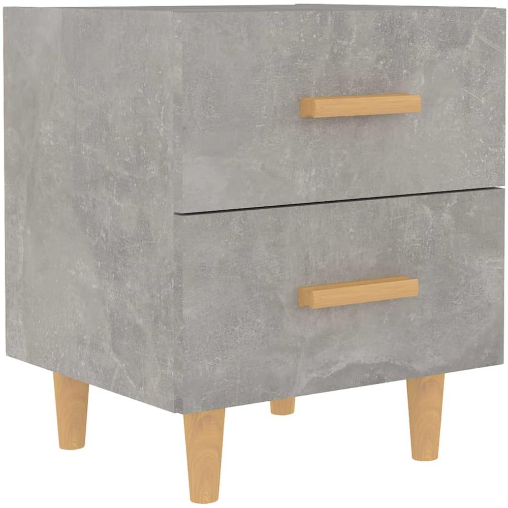 Comodino Grigio Cemento 40x35x47,5 Cm - Foto 1