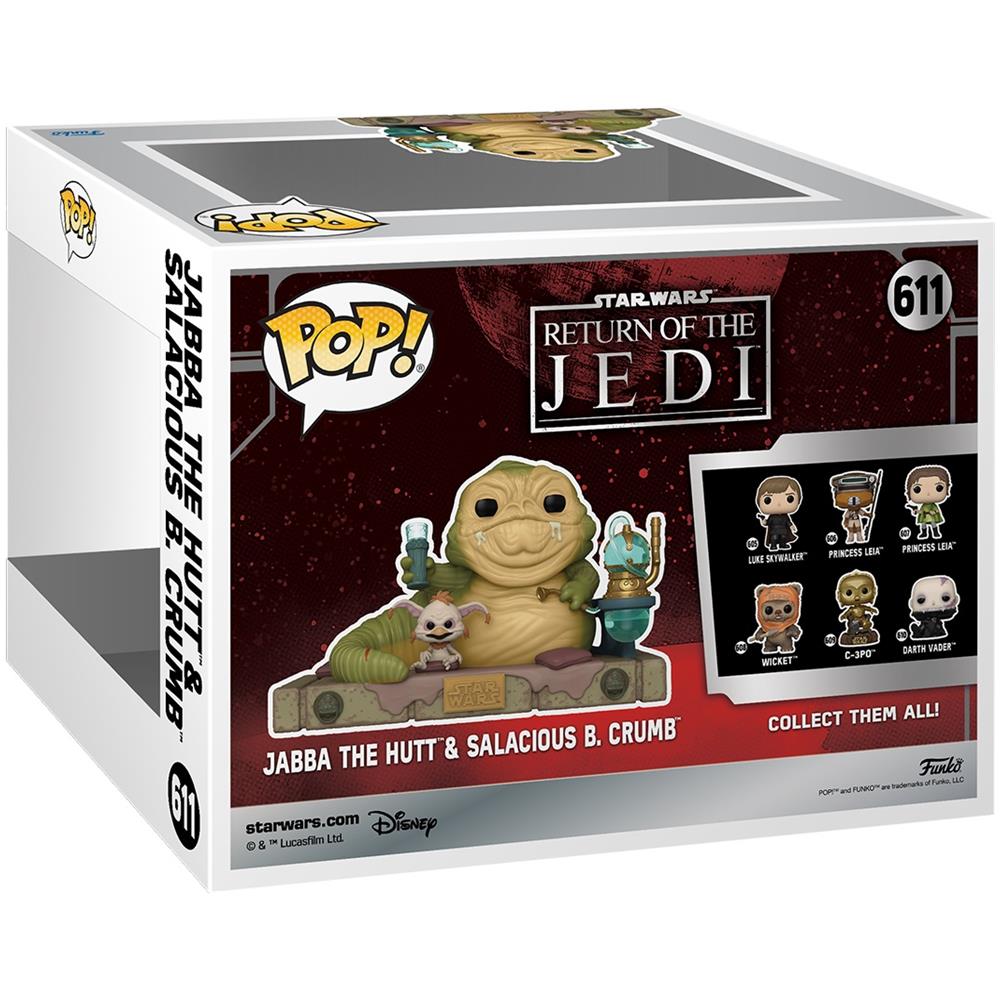 Movie Moment Pop! Star Wars Return Of The Jedi 40th Jabba W /salacious - Foto 2