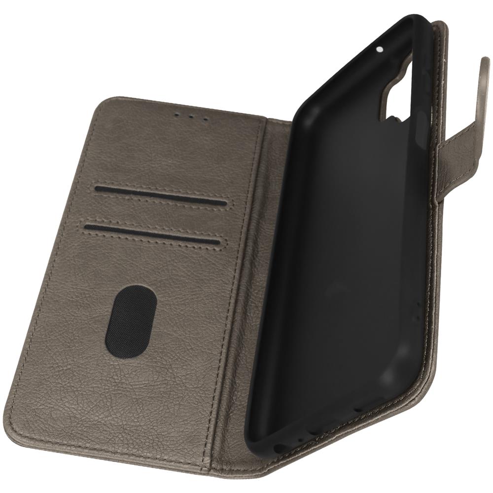 Custodia Per Samsung Galaxy A13 4g, Portacarte E Funzione Supporto Grigia - Foto 1