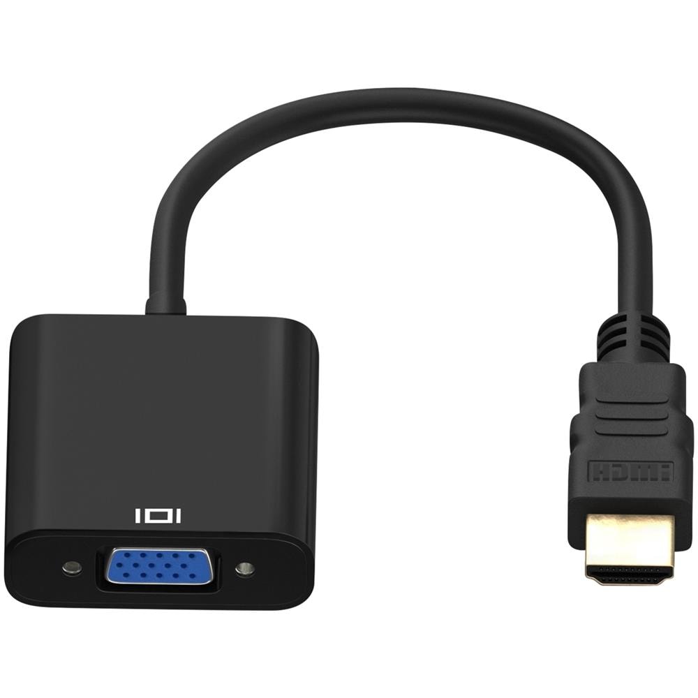 Adattatore Da Hdmi Maschio A Vga Femmina Qualità Immagine Hd 1080p 20 Cm Nero - Foto 5