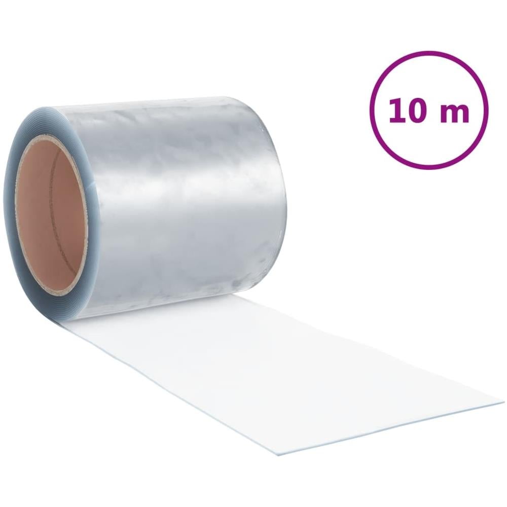 Tenda Per Porte Trasparente 200 Mm X 1,6 Mm 10 M In Pvc - Foto 2