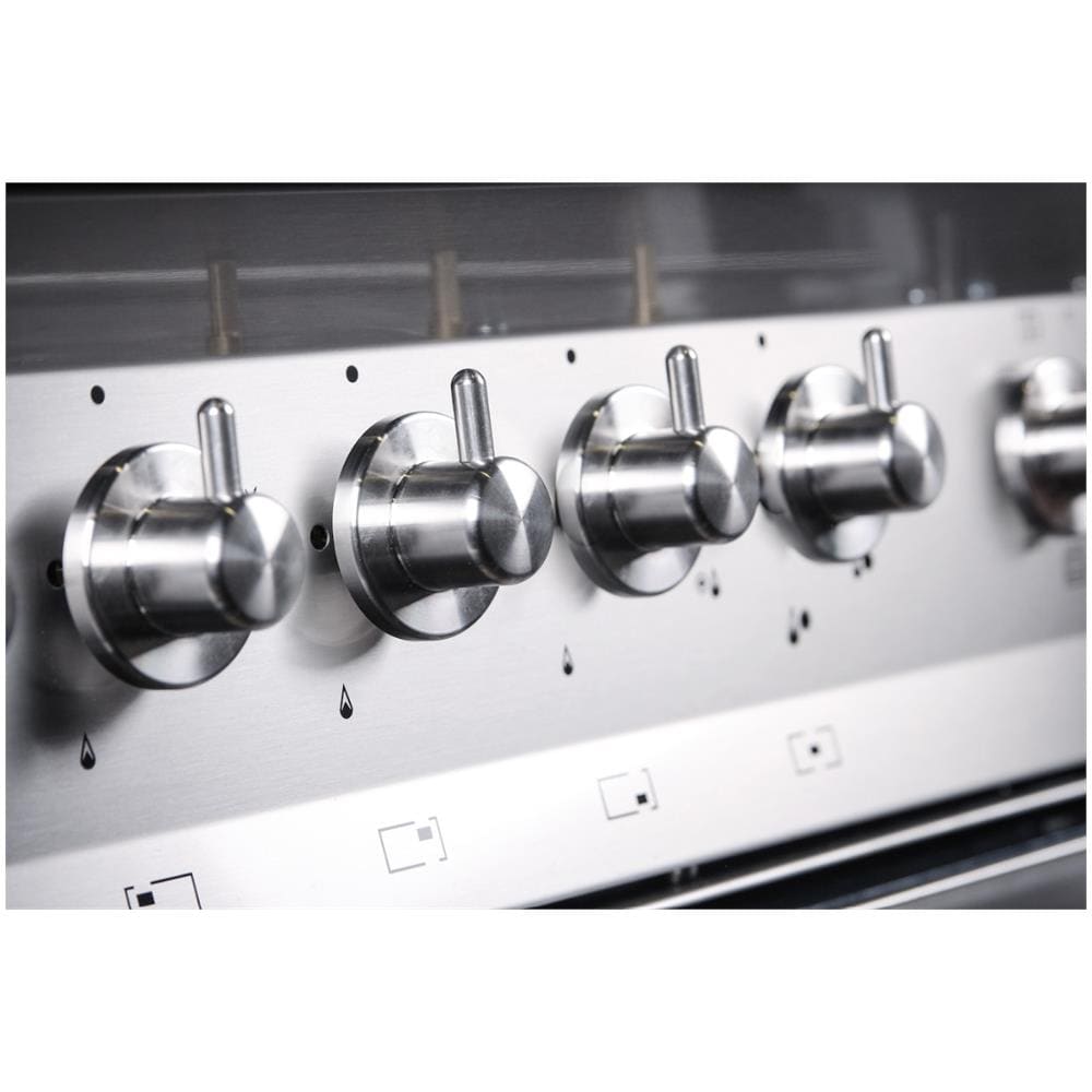 Cucina Elettrica PD96MFTE / 5I 5 Fuochi a Gas Forno Elettrico Multifunzione Ventilato Classe A Dimensioni 90 cm Colore Acciaio Inox - Foto 3