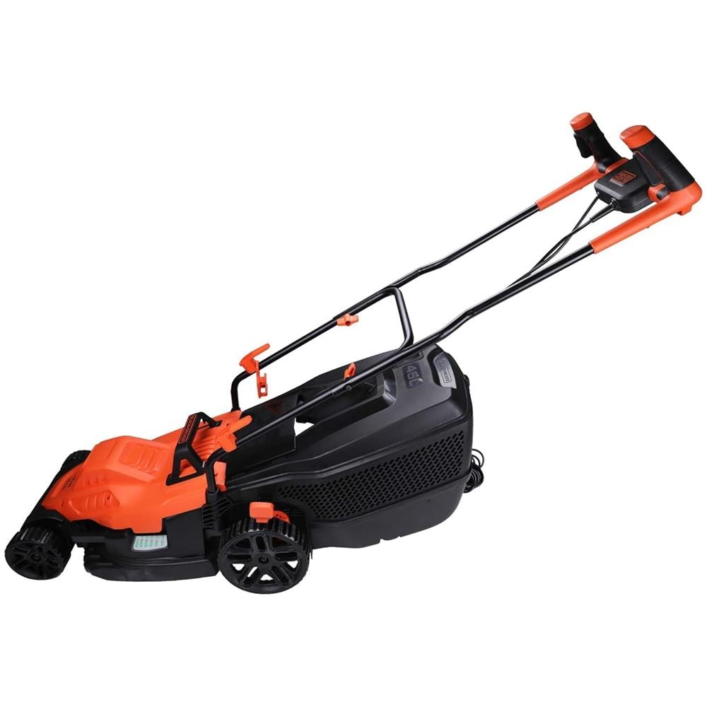 Tagliaerba a Spinta BEMW471BH-GB Larghezza Taglio 38 cm Potenza 1600 W Colore Nero /Arancione - Foto 2