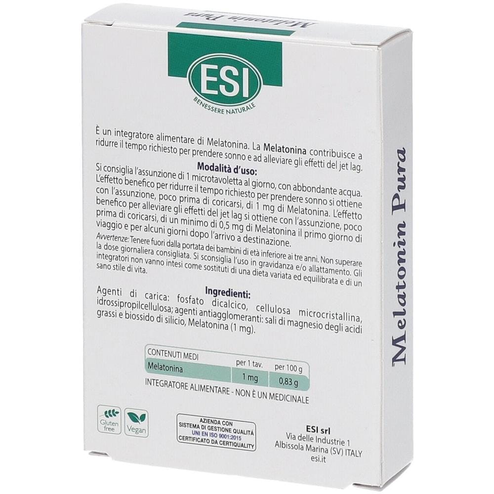 Melatonin Pura 60 Microtavolette - Foto 2